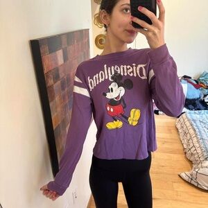 Disneyland Purple Long Sleeve Women's Tee